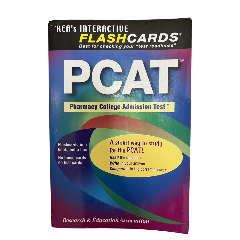 Interactive Flashcards PCAT Pharmacy College Admission Test Study Guide Book‎